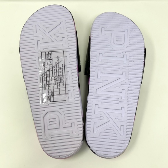 VS PINK Single Strap Slides Tie Dye L (9/10) - Picture 5 of 12